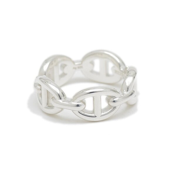 HERMES Silver Ring #52 - Picture 2 of 5